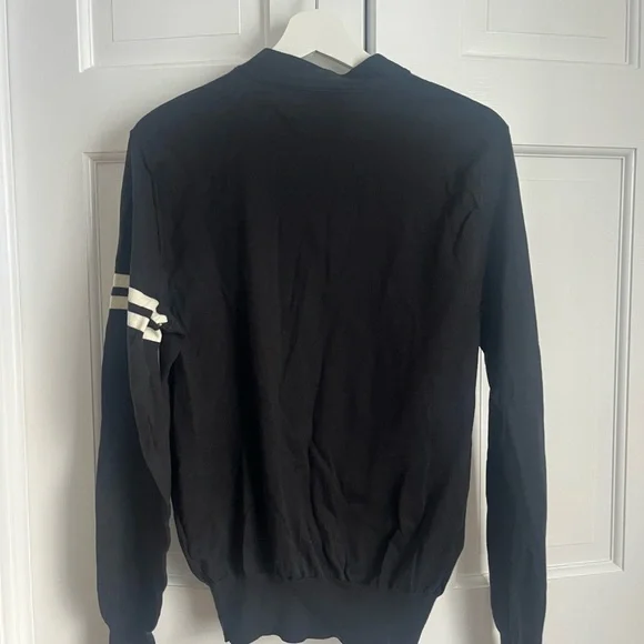 Ralph Lauren RUGBY Black Cardigan Sweater Medium
